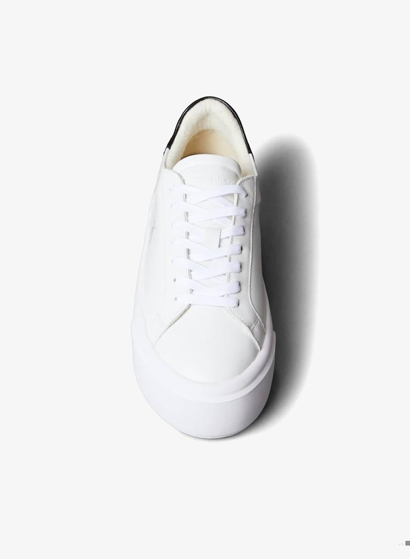CALVIN KLEIN Sienna - Leather Logo Platform Trainers - Image 5