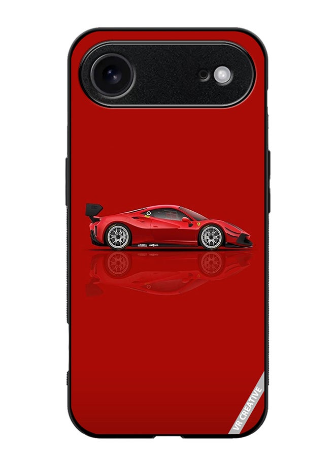 غطاء حماية لجهاز آبل آيفون 17 بتصميم فيراري متعدد الألوان