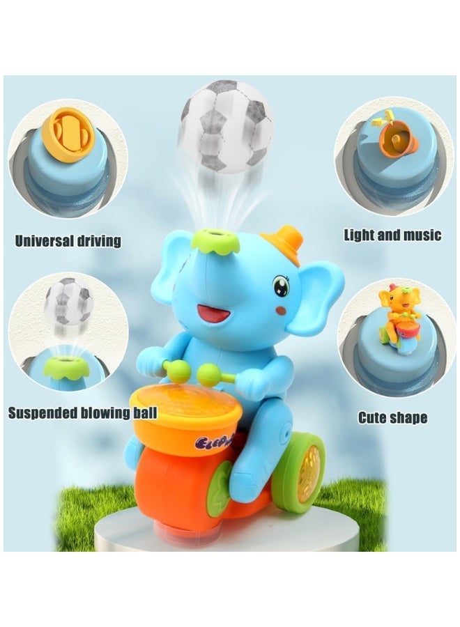 DAT Musical Elephant Baby Toy with Floating Ball, Lights & Moving Wheels – Interactive Crawling Learning Toy  Key Features (Bullets) - Image 4