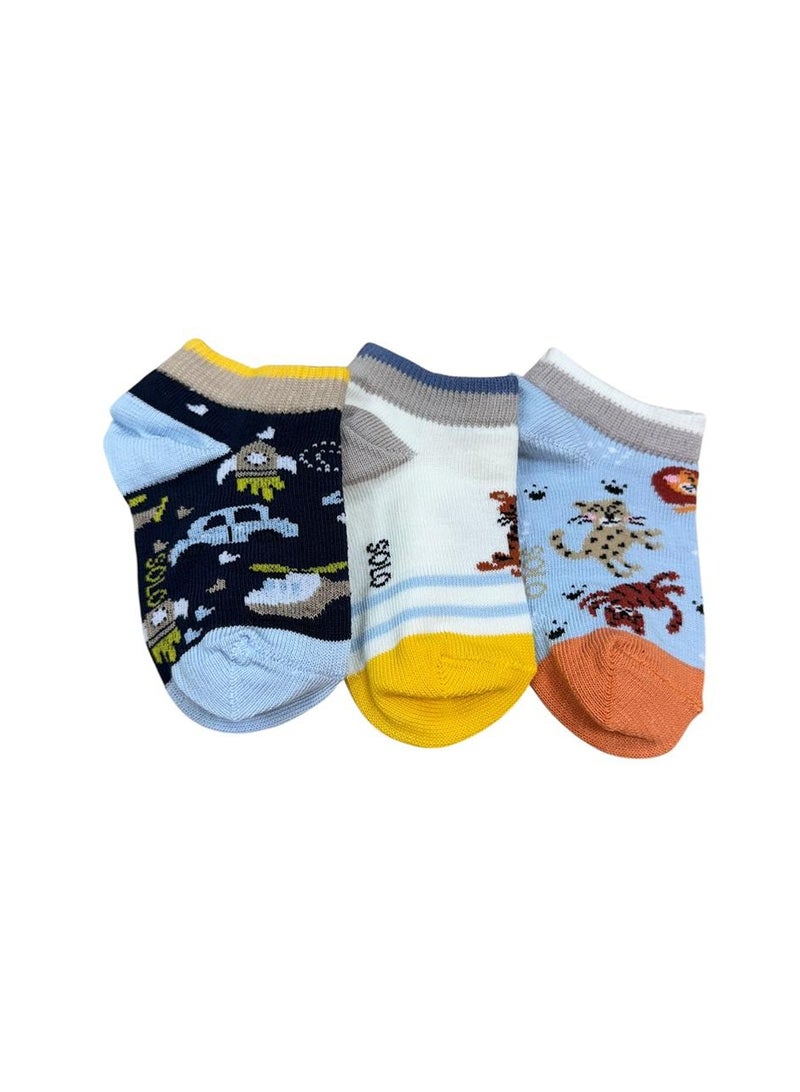 Solo Kids Boy Sneaker Designed Pack 3 - Image 1