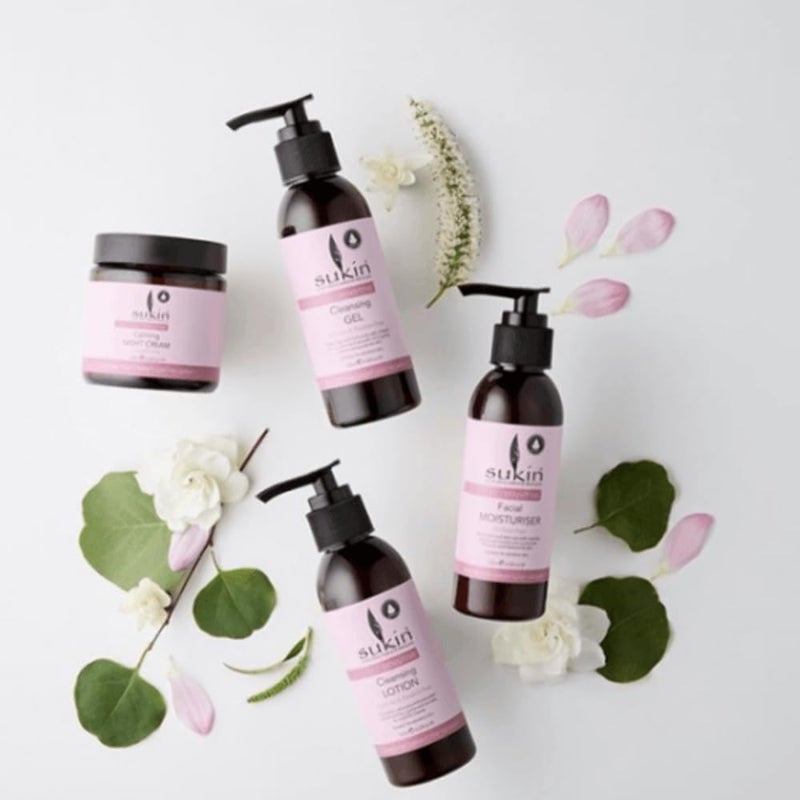 Sukin Sensitive Facial Moisturiser - 125ml - Paraben Free Hydrating Cream for Sensitive Skin - Image 2