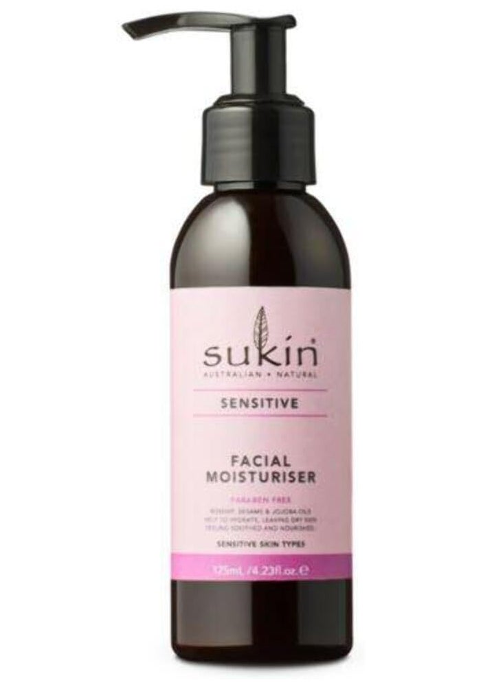 Sukin Sensitive Facial Moisturiser - 125ml - Paraben Free Hydrating Cream for Sensitive Skin - Image 4