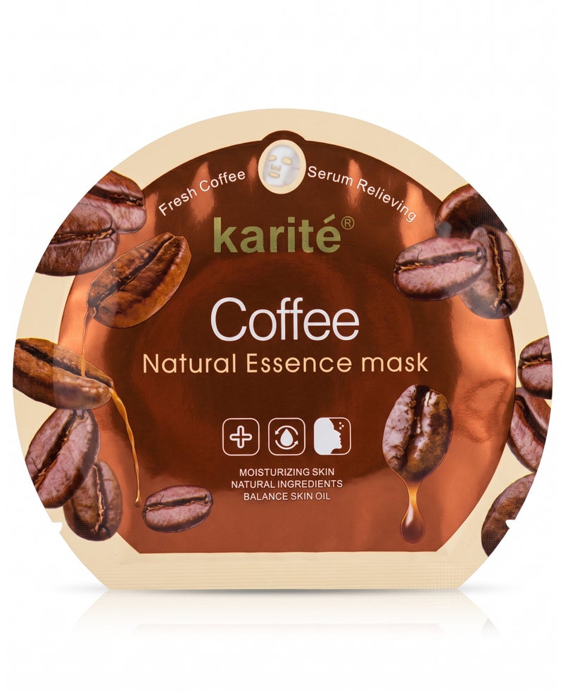 Karite Coffee Natural Essence Revitalizing Sheet Mask 30ml - Image 1