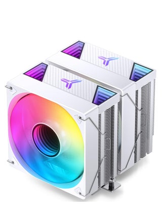 CR-3000ARGB White CPU Cooler, 120mm Dual-Fan Dual-Tower, 7 High Efficiency Composite Anti-gravity Heatpipe, Support for AM5/Intel LGA 1700, Illusion topper with ARGB,No Blocking of the Memory - pzsku/ZDB865BEB6A577B707506Z/45/_/1722095793/afb5ff2a-3c0c-4c07-b310-26d4827c2990