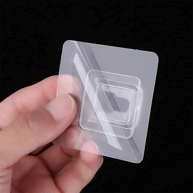 Multipurpose Self-Adhesive Plastic Kitchen and Bathroom Shelf Wall Holder with Double Layer Soap Box Hanging Tray Storage Rack Shower Corner Caddy Basket Multi-Coloured  - Image 2