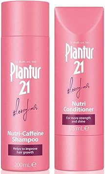 Plantur 21 مجموعة شامبو بلانتور 21 لونغ هير 200 مل وبلسم 175 مل للشعر الطويل واللامع تحسن نمو الشعر وتصلح الشعر المتوتر بدون سيليكون - Image 1