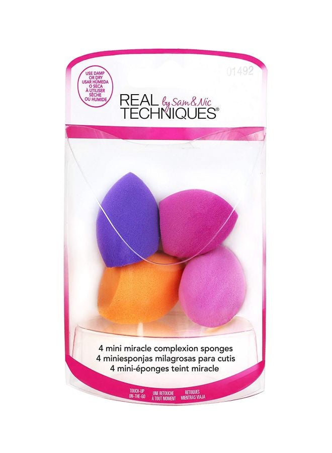REAL TECHNIQUES 4-Piece Mini Miracle Complexion Sponge Set Multicolour - Image 2