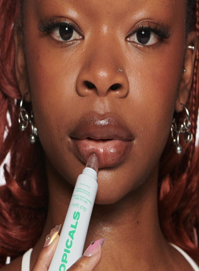 Topicals Slick Salve Mint Glossy Lip Balm | Soothes Discomfort, Strengthens Barrier and Provides Lasting Hydration & Relief | Vegan, Paraben-Free Formula with Hyaluronic Acid and Ceramides (0.5 Fl Oz) - Image 4