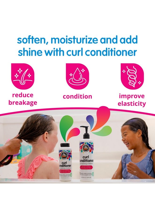 SO COZY SoCozy Curl Conditioner | For Kids Hair | Softens, Restores Bounce and Shine | No Parabens, Sulfates, Synthetic Colors or Dyes, Sweet-Crème, 10.5 Fl Oz  - Image 2