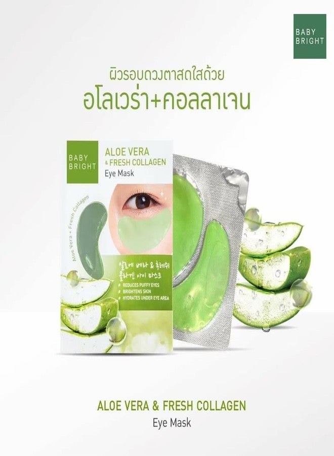 VIRAVIN HOUSEWARE Baby Bright Aloe Vera & Fresh Collagen Eye Mask, Hydrates Under-Eye Area, Brightens Skin, Reduces Puffiness, Diminishes Dark Circles - Image 3