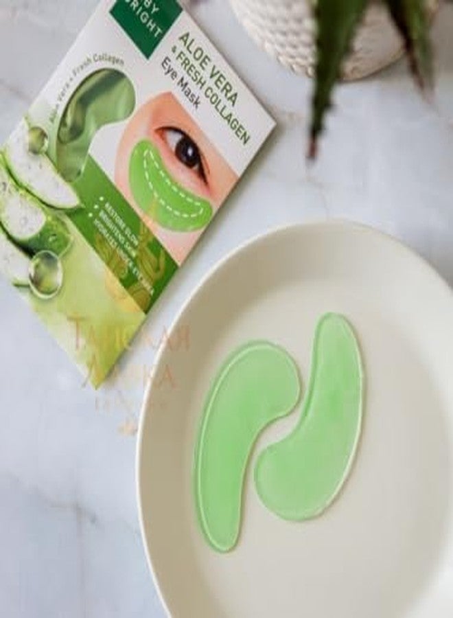 VIRAVIN HOUSEWARE Baby Bright Aloe Vera & Fresh Collagen Eye Mask, Hydrates Under-Eye Area, Brightens Skin, Reduces Puffiness, Diminishes Dark Circles - Image 2
