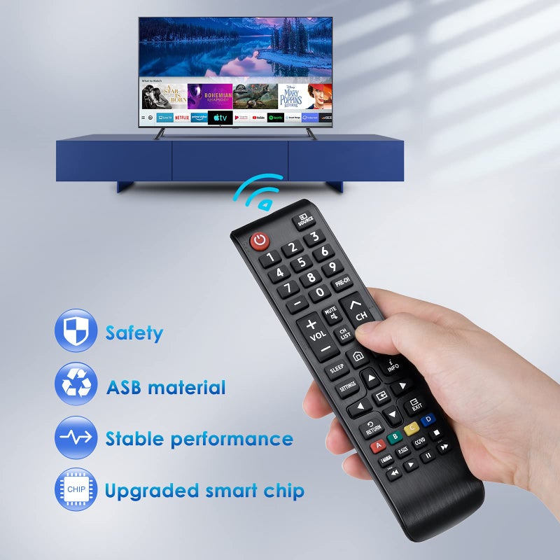 LOUTOC BN59-01301A Universal Replacement Remote Control Compatible with Samsung Smart TVs, LED, LCD, HDTV, 3D TVs(Updated from BN59-01199F/BN59-01289A) - Image 5