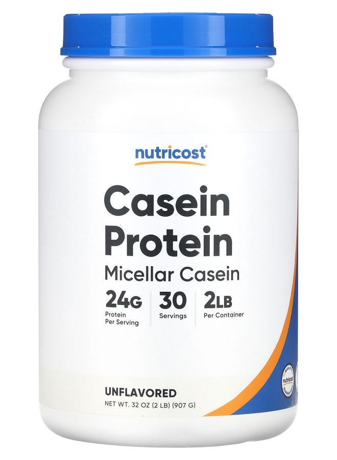 Nutricost Casein Protein Unflavored 2 lb (907 g) - Image 1