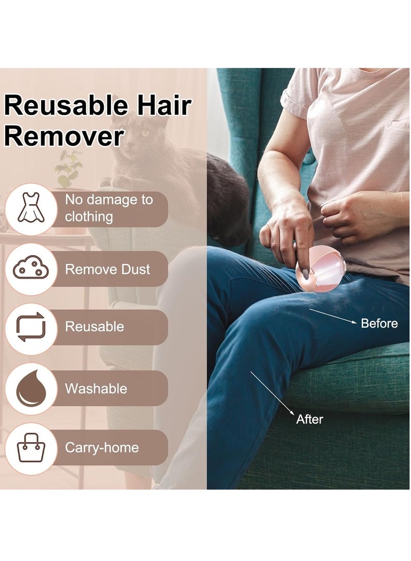 Generic Washable Gel Lint Roller for Pet Hair Removal - Portable Dog Cat Fur Remover for Clothes, Laundries - Sticky Cleaner, Dust, Fuzz - Travel & Household - Pink - Image 5
