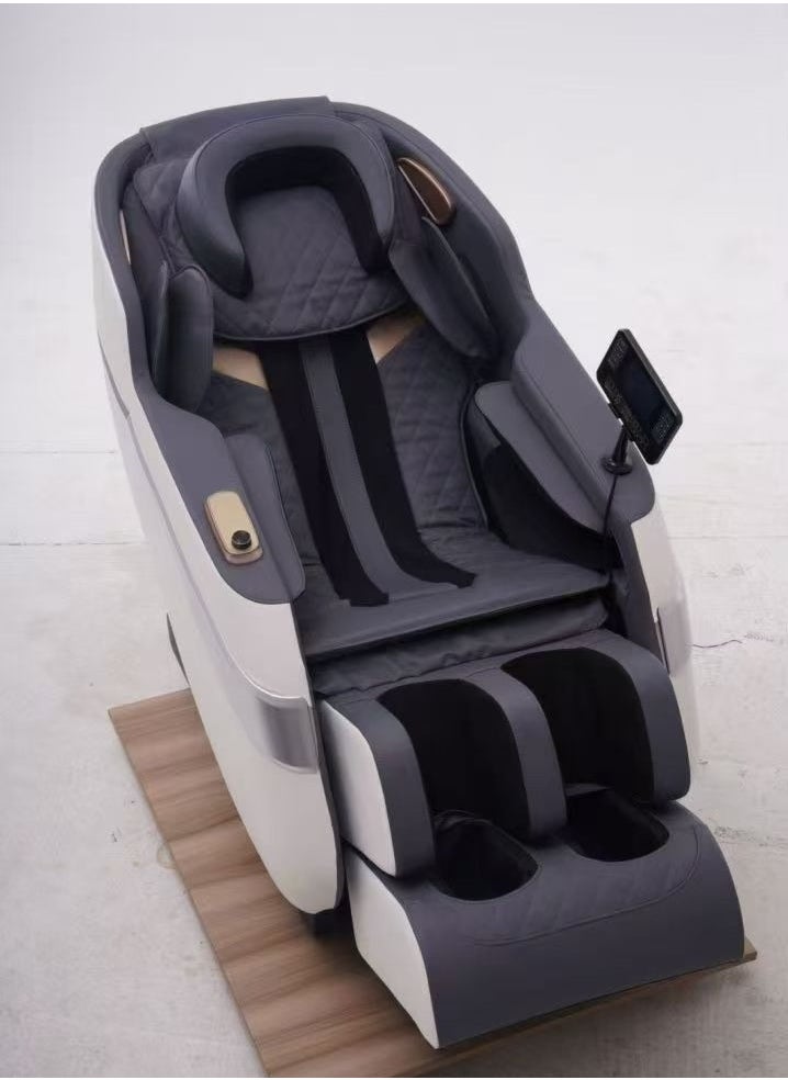 Generic - Ozone Massage Chair | Multi-Function Shiatsu Full Body Electric Massage Chair SL Track Zero Gravity and Musical Function For Your Loved Ones and For Gift (5 Years Warranty) (White) - Image 1