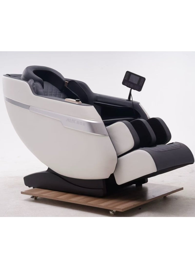 Generic - Ozone Massage Chair | Multi-Function Shiatsu Full Body Electric Massage Chair SL Track Zero Gravity and Musical Function For Your Loved Ones and For Gift (5 Years Warranty) (White) - Image 1
