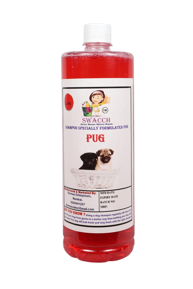 swacch Shampoo | Puppy Safe Shampoo | PH Balanced | Ditch to Itch for Pug Dog Shampoo 1 Litre (Jasmine) + Spike Ball Chew Toy Combo Pack - Image 2