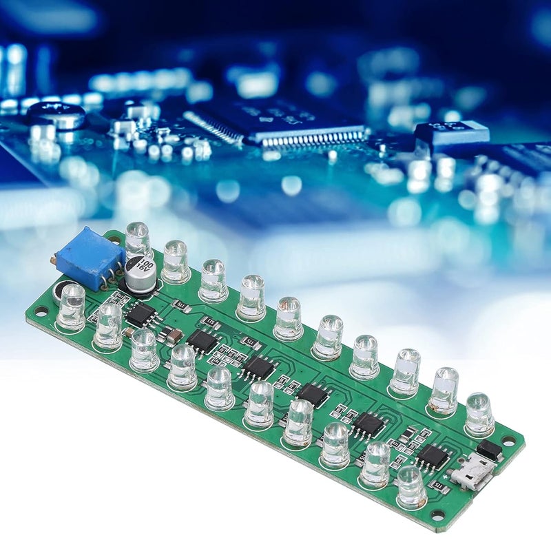 وحدة متر VU LED مع حماية من الاتصال العكسي والتحكم الصوتي - Image 5