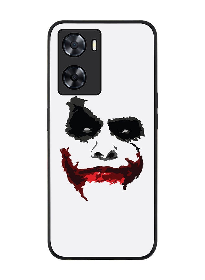 Stylizedd Rugged Black edge case for Oppo A57 4G/Oppo A77 4G/Oppo A77s Slim fit Soft Case Flexible Rubber Edges Anti Drop TPU Gel Thin Cover - Joker Grin - Image 1