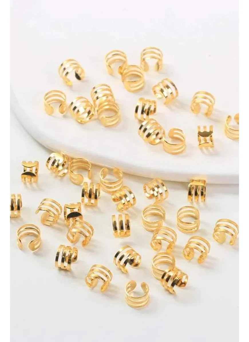 باهلس Gold Bohema Hair Earring Set 6 Pieces