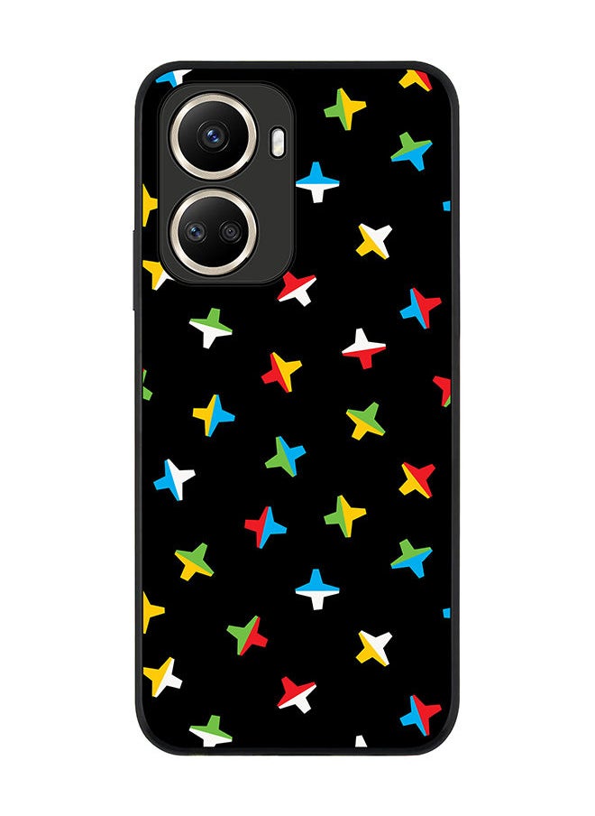 Rugged Black edge case for Huawei nova 10 SE Slim fit Soft Case Flexible Rubber Edges Anti Drop TPU Gel Thin Cover - Twofaced Ex's