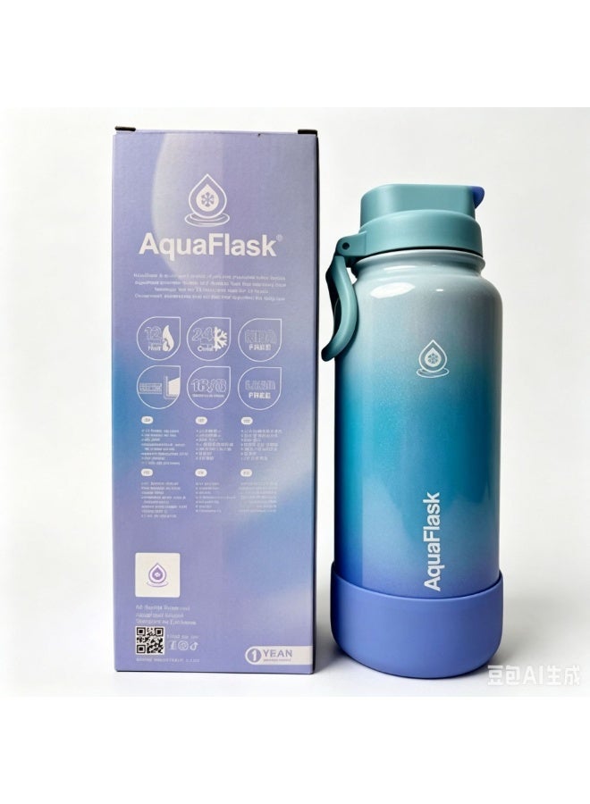 AquaFlask Stainless Steel Water Bottle - Image 1
