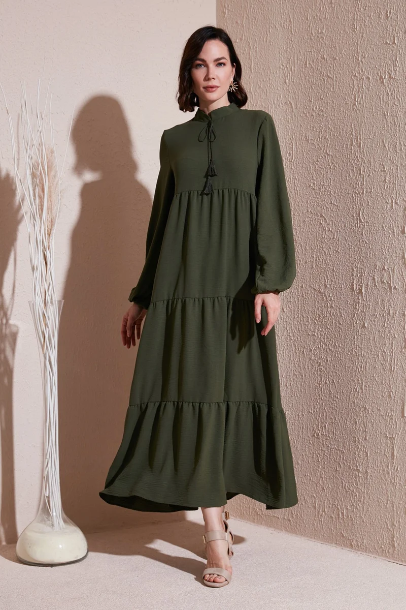 Lela Tiered Long Sleeve Dress