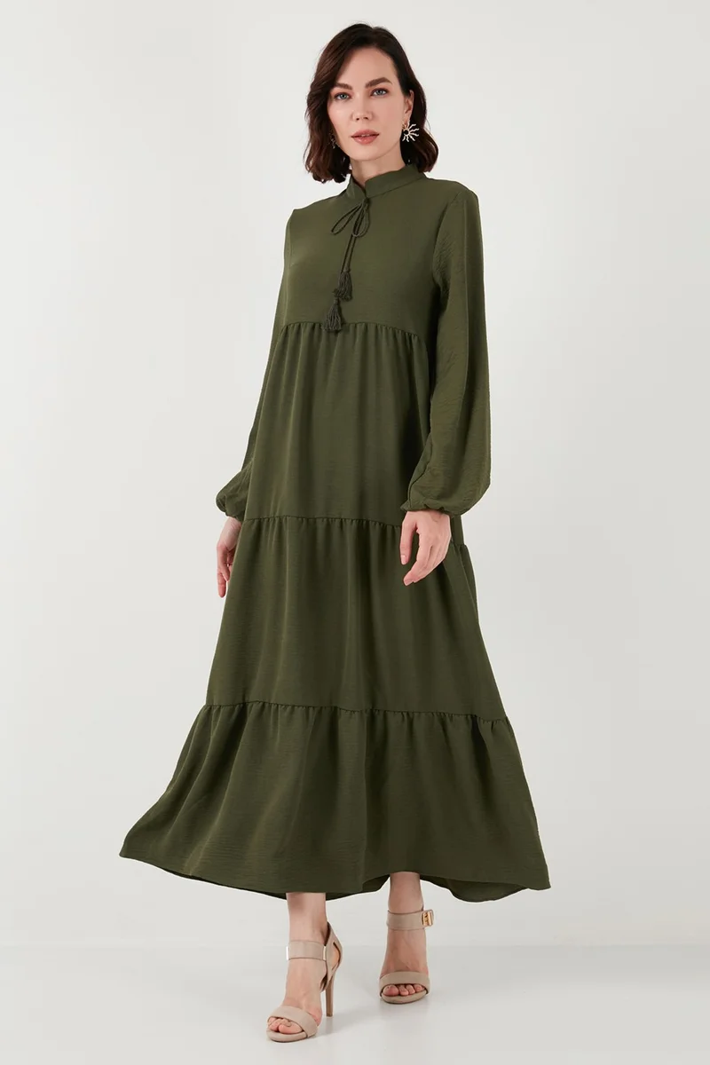 Lela Tiered Long Sleeve Dress