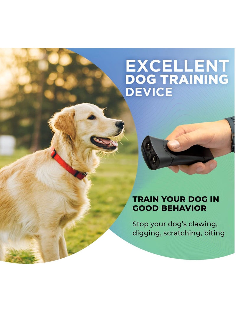 HaHaHai Cat and Dog Repellant Accessory Device, Efficient Barking Control Ultrasonic Dog Barking Deterrent, and 3 in 1 Bark Control Tool, Pet Training Device, Handheld Trainer, Stop Barking and Repellent  - Image 4