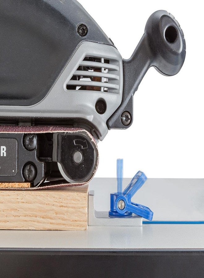 Rockler Inline Track Stop for T Track System - Durable Aluminum T Tracks Woodworking Stop features Low-Profile Knobs - T-Track Stop Measure 1-1/2'' x 1-1/2'' - T Track Accessories - Image 3
