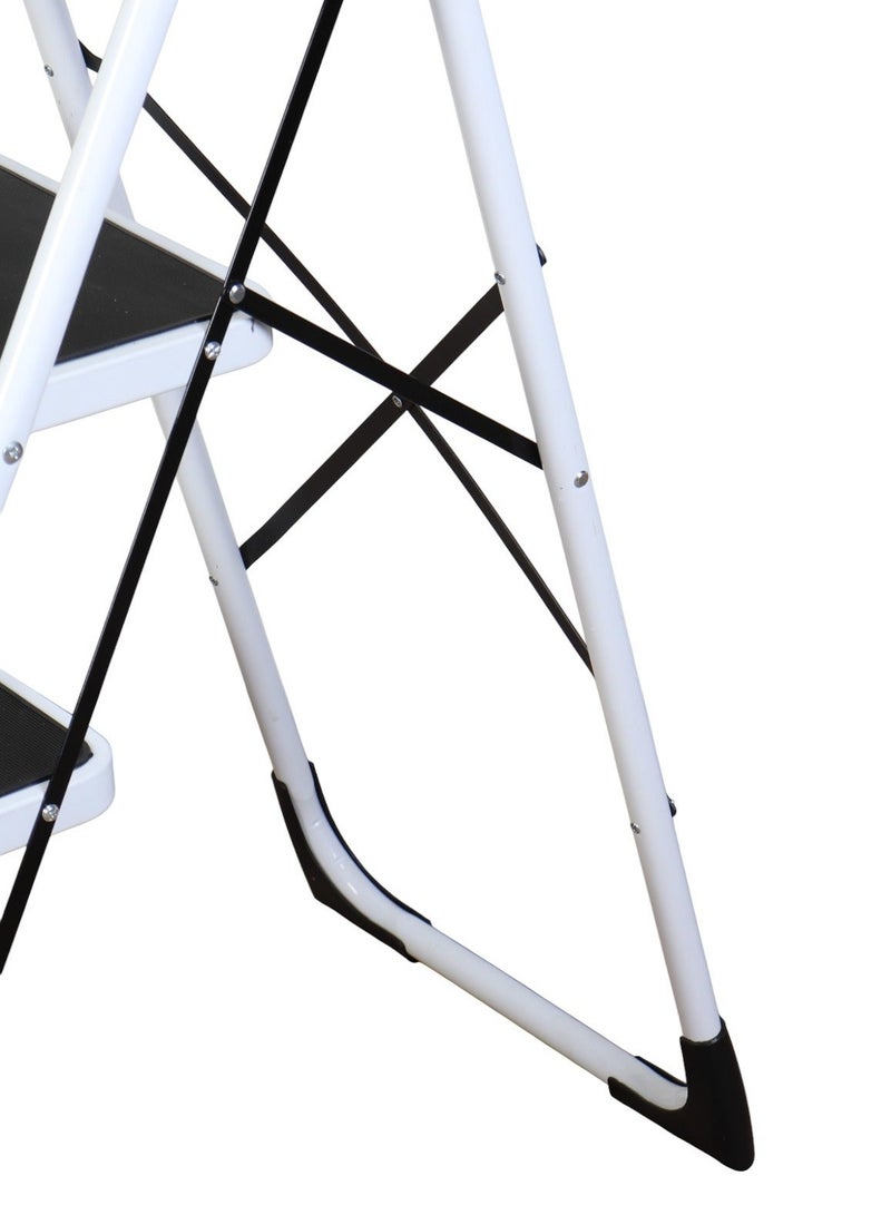 HOMEVEO 4-Step Iron Ladder with Cushioned Safety Handle - Safe and Balanced Design for Home Use - Image 2