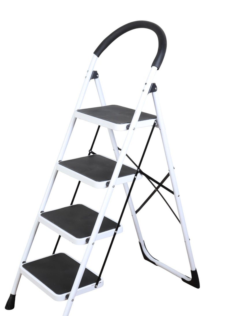 HOMEVEO 4-Step Iron Ladder with Cushioned Safety Handle - Safe and Balanced Design for Home Use - Image 5