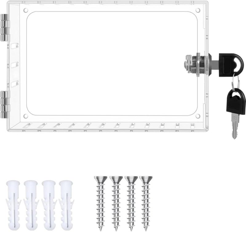 Universal Thermostat Lock Box Wall Mounted Guard Large Cover Fits Nest 7 2 X 4 7 X 2 2 Inch - Image 5