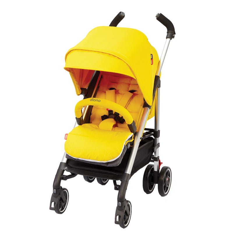 Diono Baby Seat Liner For Stroller, Cool Reversible Stroller Seat Liner With Plush Cushioned Padding, 100% Water Resistant Liner, Yellow Sulphur - Image 2