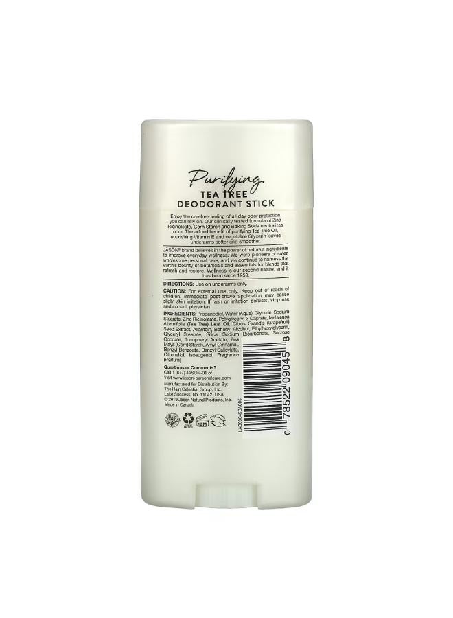 جيسون ناتشورال Deodorant Stick Purifying Tea Tree 2.5 oz 71 g - Image 2