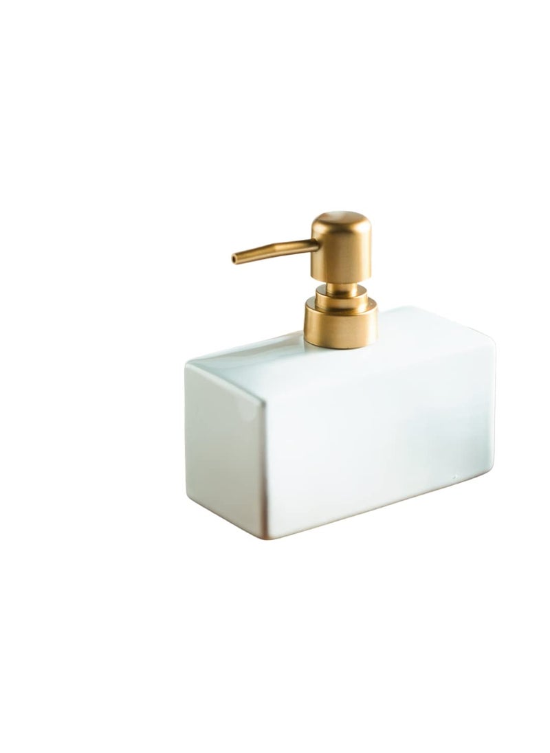 FabSeasons - FabSeasons Soap Dispenser with Pump, Solid/Plain Glossy Dispensar Bottle Used in Hotels, B&B's & Homes-Kitchen & Bathroom - Image 1