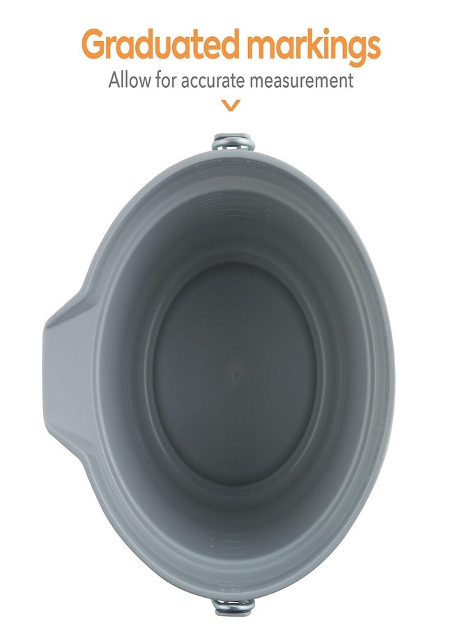Coastwide Professional COASTWIDE Professional Gray Plastic Bucket, 10 Qt. - Image 4