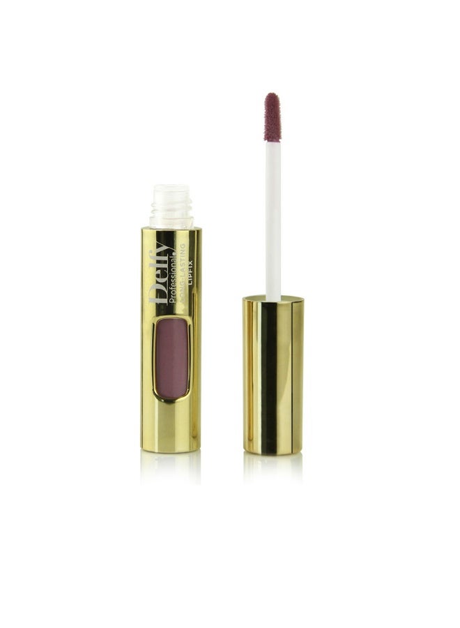 Delfy Lipfix Gold Liquid Lipstick Color Cameo 8g - Image 1