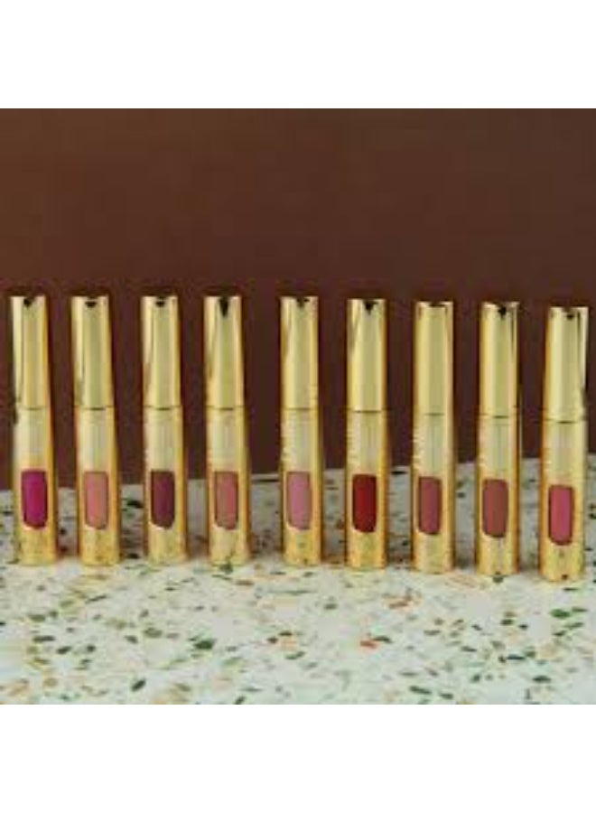 Delfy Lipfix Gold Liquid Lipstick Color Cameo 8g - Image 3