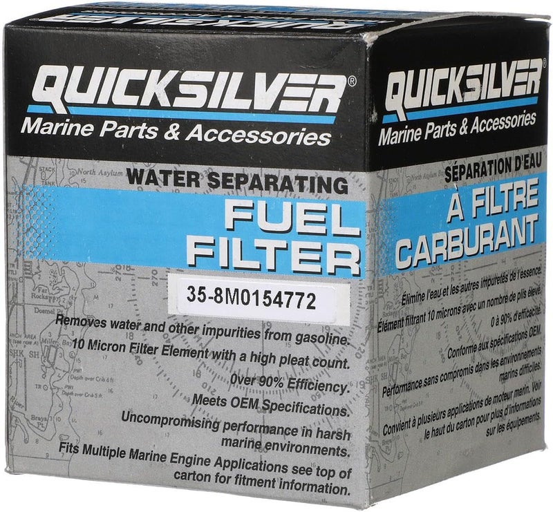 Quicksilver Water Separating Fuel Filter 8M0154772 for Marine Engines - Image 5