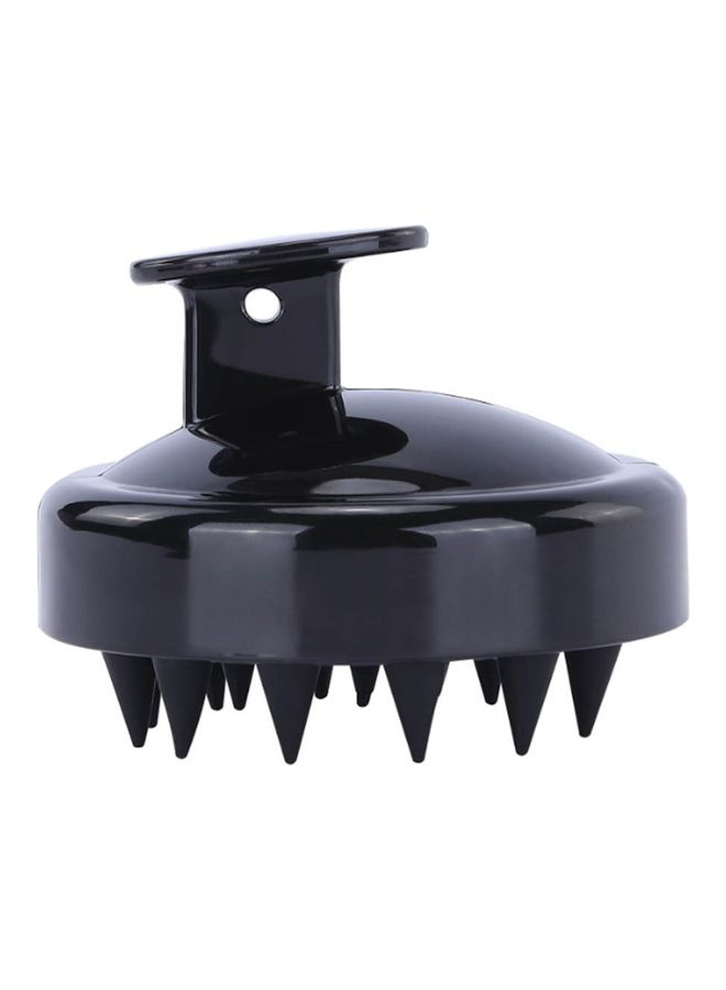 إسكدنيا فرشاة شامبو لتدليك فروة الرأس أسود 8x3.7x6.5سم - Image 1