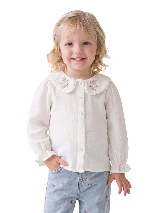 Koton  Peter Pan Neck Shirt for Women | Best Price UAE