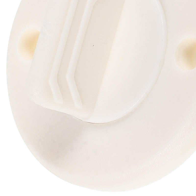 White Plastic Marine Drain Plug and Scupper Valve Compatible with Inflatable Boats Kayaks - Image 4