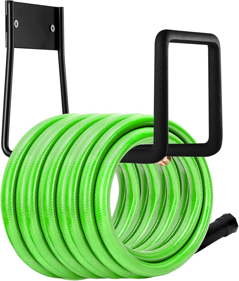 ساجيمي حامل خرطوم، حامل خرطوم معدني ثقيل للتركيب على الحائط، خطاف لخرطوم الحديقة/الخرطوم القابل للتمدد/بكرة الخرطوم/خرطوم الماء/الخرطوم الجيبي/الخرطوم المرن/الخرطوم السحري (حامل خرطوم 175 قدم) - Image 1