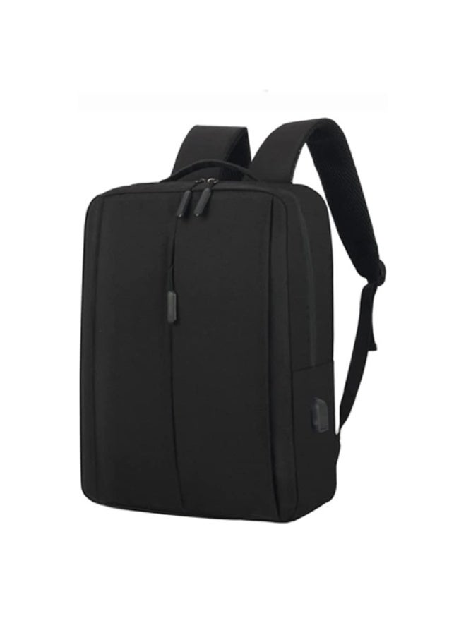 Energy case Energy Case - High Quality - Business Travel Laptop Backpack - Anti Theft Slim Laptop Bookbag with USB Charging Port for men and women Water Resistant College School Computer Bag Fits 15.6 Inch Laptop and Notebook(black,16 inch)  - Image 4
