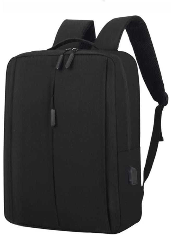 Energy case Energy Case - High Quality - Business Travel Laptop Backpack - Anti Theft Slim Laptop Bookbag with USB Charging Port for men and women Water Resistant College School Computer Bag Fits 15.6 Inch Laptop and Notebook(black,16 inch)  - Image 3