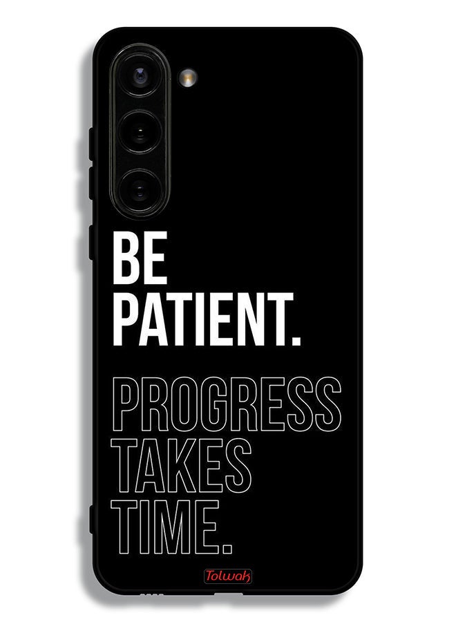 Tolwak Samsung Galaxy S23 Plus 5G Protective Case Cover Be Patient Progress Takes Time - Image 3