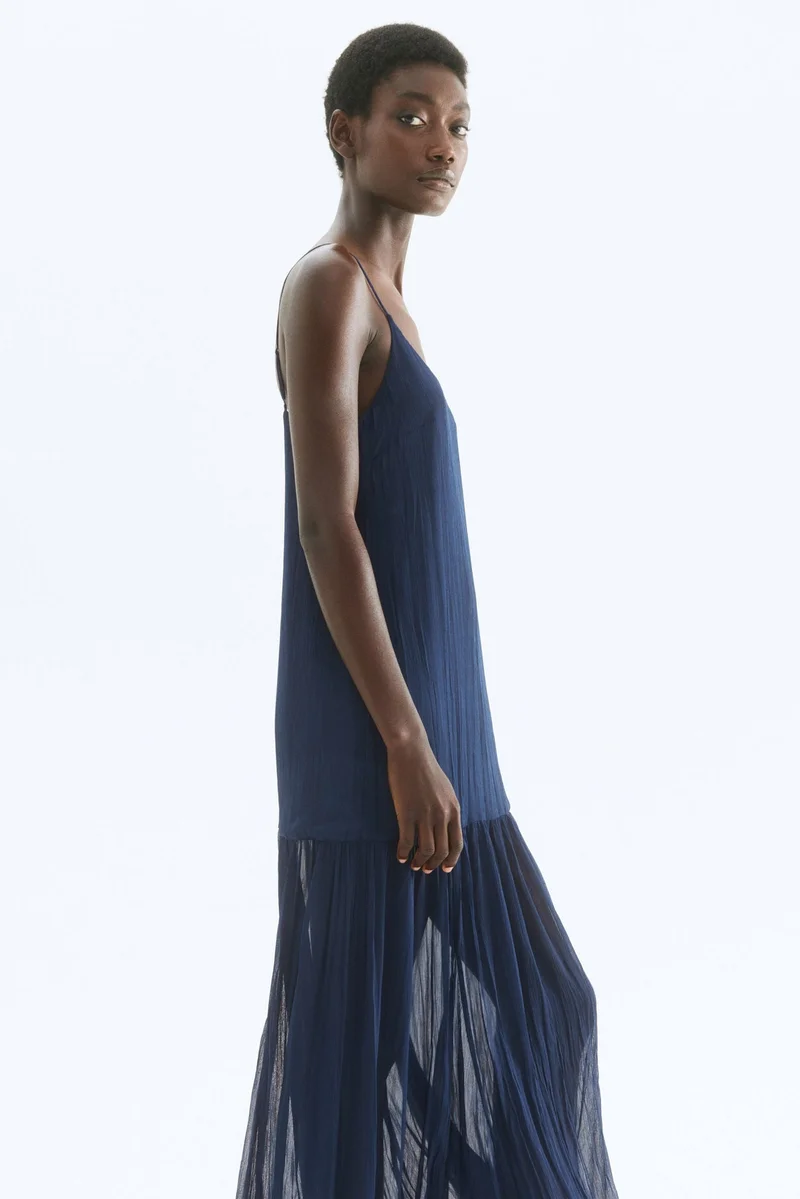 H&M Long chiffon dress