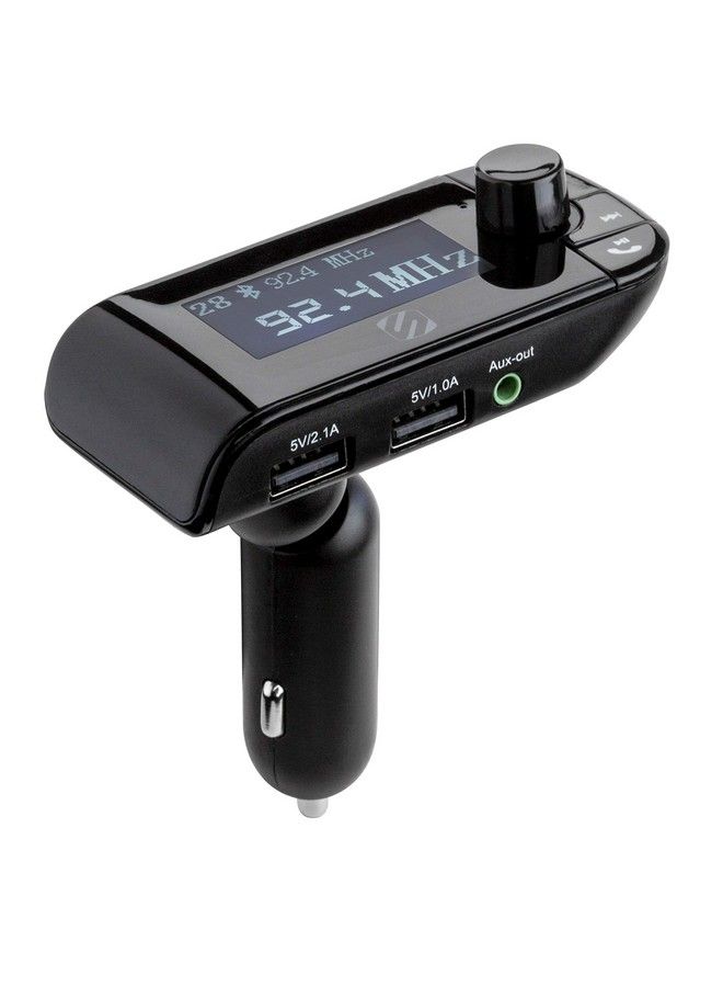 Scosche Sbtfm2Xces0 Select Bluetooth 5.0 Car Kit Fm Transmitter With Led Display Screen And Dual Charging Ports - Image 1