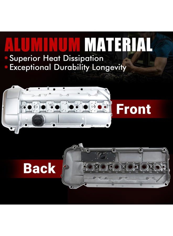 MITZONE Upgrade Aluminum Valve Cover Kit Compatible with 1998-08/2002 BMW Z3 323i 325i 328i 330i 525i 528i 530i X5 M52/M54 2.5L 2.8L 3.0L Part # 11121432928 - Image 5
